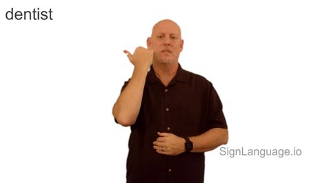 tooth in asl|dentist in sign language.